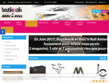 Tablet Screenshot of boutikazik.com